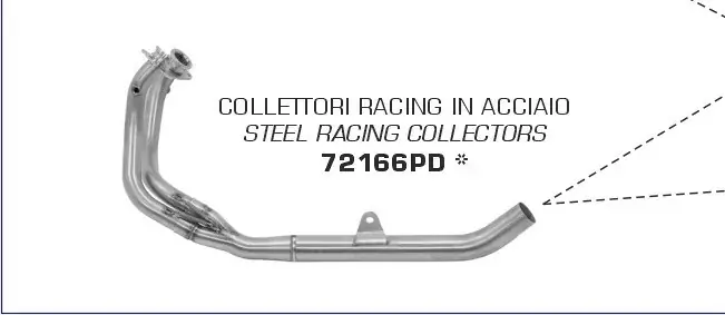 Arrow Krümmer Edelstahl passend für Honda CRF 1100L Africa Twin Neu Im Sortiment