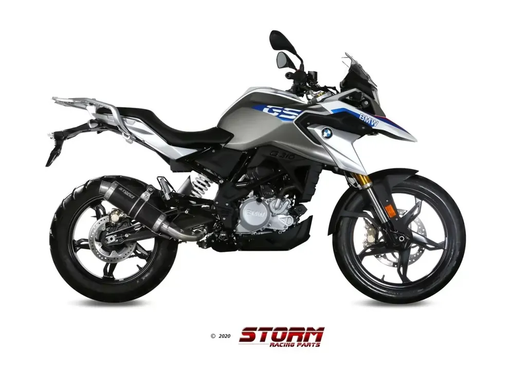 Mega-Angebot Storm by MIVV GP Endschalldämpfer Edelstahl schwarz passend für BMW G 310 GS 17-22