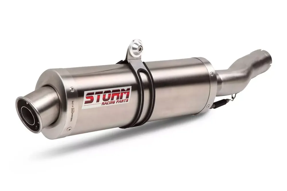 Abverkauf STORM by MIVV OVAL Endschalldämpfer passend für BMW F 800 S / ST (2006–2012)