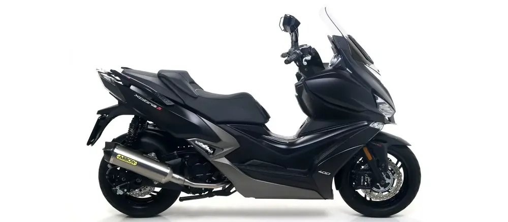 Arrow Krümmer mit Kat passend für Kymco XCITING 400i S 18-19 Zertifiziert