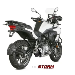 Angebot Storm by MIVV OVAL Endschalldämpfer Schwarz passend für Benelli TRK 502
