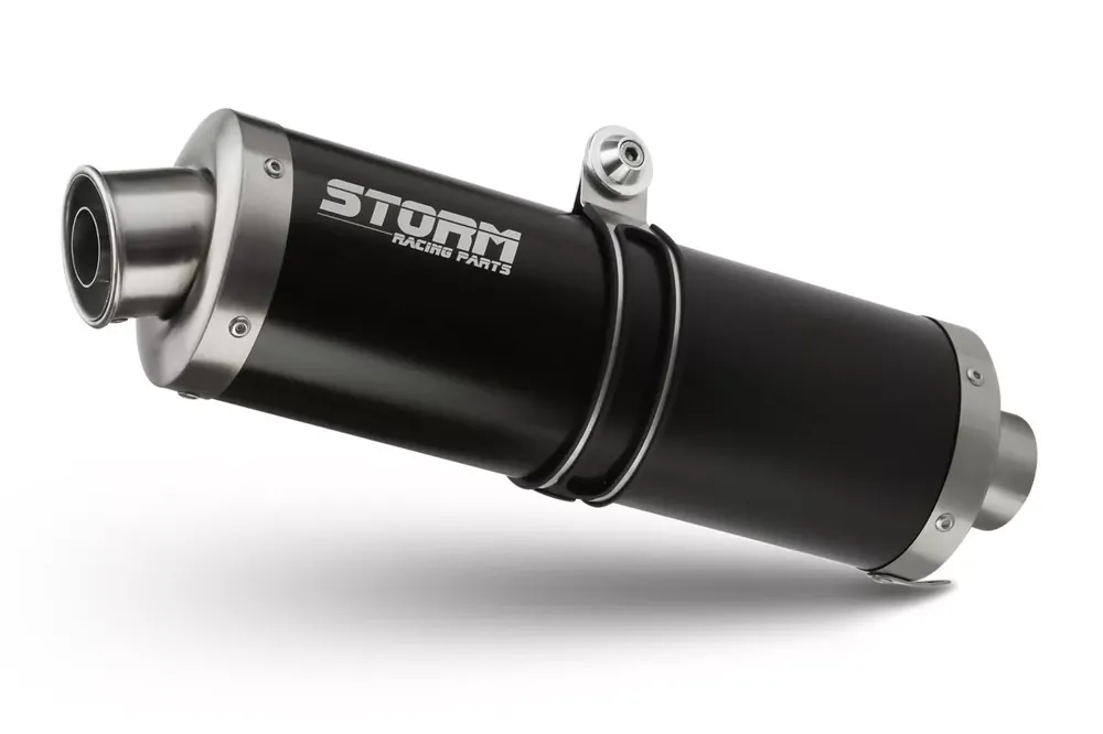 Sichere Zahlung Storm by MIVV OVAL Endschalldämpfer passend für BMW K 1200 R / S / GT (2005–2008)