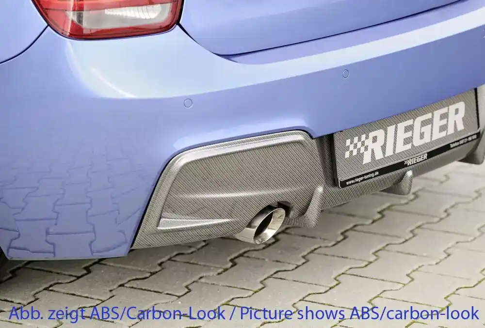 Preisreduziert Rieger Heckeinsatz passend für BMW 1er F21 M-Paket