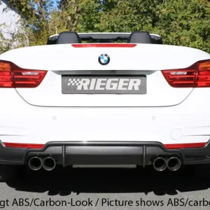 Aktuell Rieger Heckeinsatz passend für BMW 4er F33 Cabrio LCI