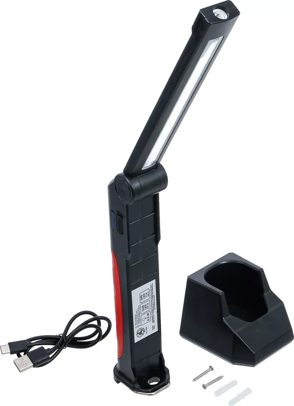 Sonderangebot Akku-Knicklampe 6,5 W COB-LED mit Ladestation