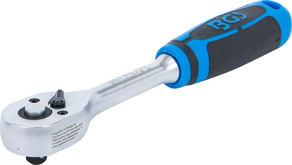 Umschaltknarre gerade Ausführung feinverzahnt 1/4 Zoll (6,3 mm) Top-Angebot