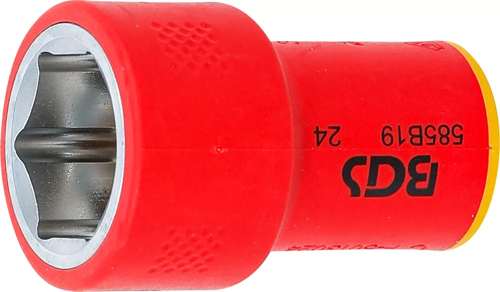 VDE-Steckschlüssel-Einsatz Sechskant SW 19 mm, Innenvierkant 10 mm Direktkauf