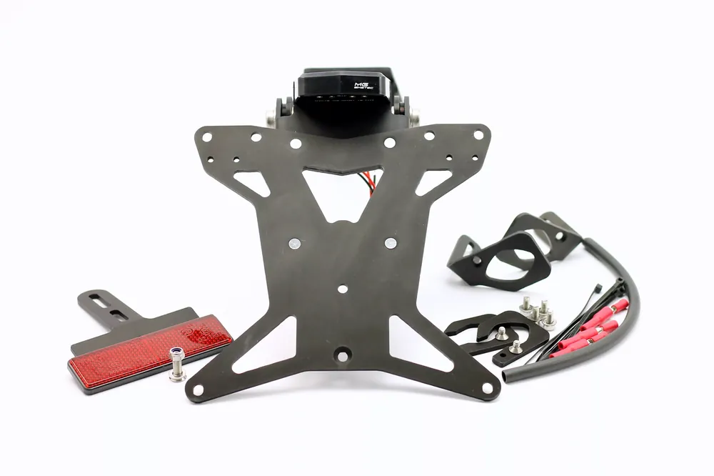 Markenprodukt MG Biketec Kennzeichenhalter passend für Ducati Monster / Monster+ 937 (950) ab 2021