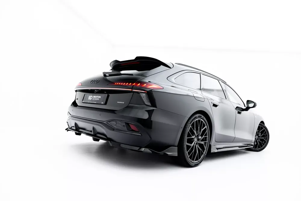 Mittlerer Cup Diffusor DTM Look Heck Ansatz V.2 passend für Audi A6 S-Line C9 Echt