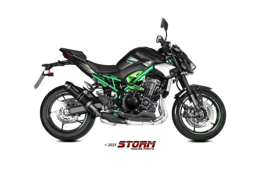 Direktkauf STORM by MIVV GP-C Endschalldämpfer Edelstahl Schwarz passend für Kawasaki Z 900 2025
