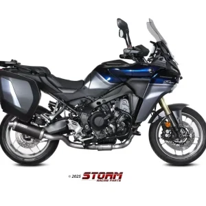 Must-Have STORM by MIVV Oval Edelstahl Schwarz passend für YAMAHA TRACER 9 / 9 GT 2025