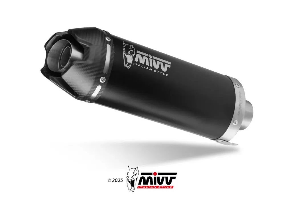 Rabatt MIVV AK-1 Endschalldämpfer Edelstahl Schwarz passend für CF MOTO 450 SR 23-24