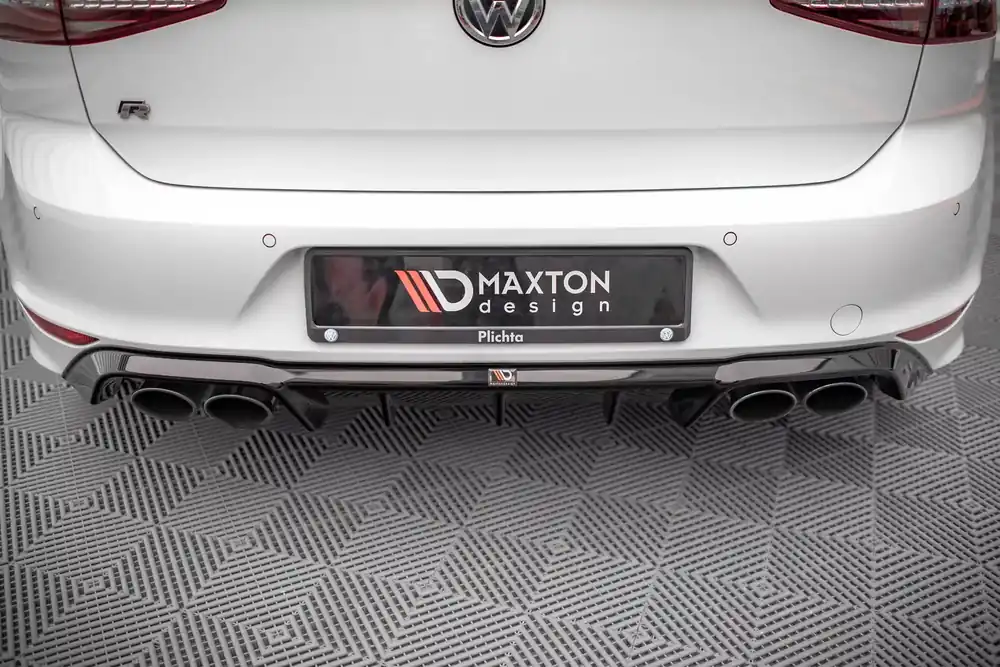 Ausverkauf Diffusor Heck Ansatz passend für VW Golf R Mk7