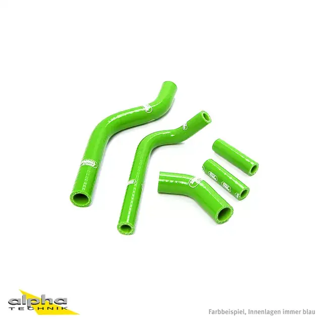 Kracherpreis SAMCO SPORT Siliconschlauch Kit grün passend für Kawasaki KX250F 2004-2005