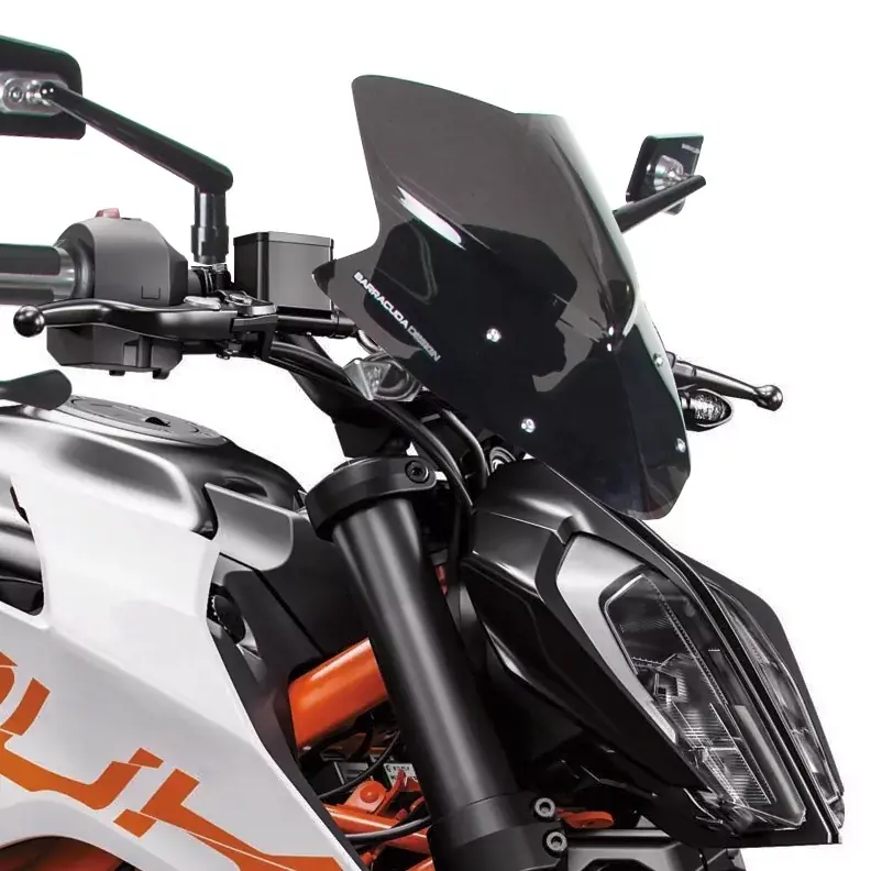 Finale Aktion Barracuda Windschild Aerosport Plexiglas passend für KTM 125 Duke 2017–2019 & KTM 390 Duke 2017–2018