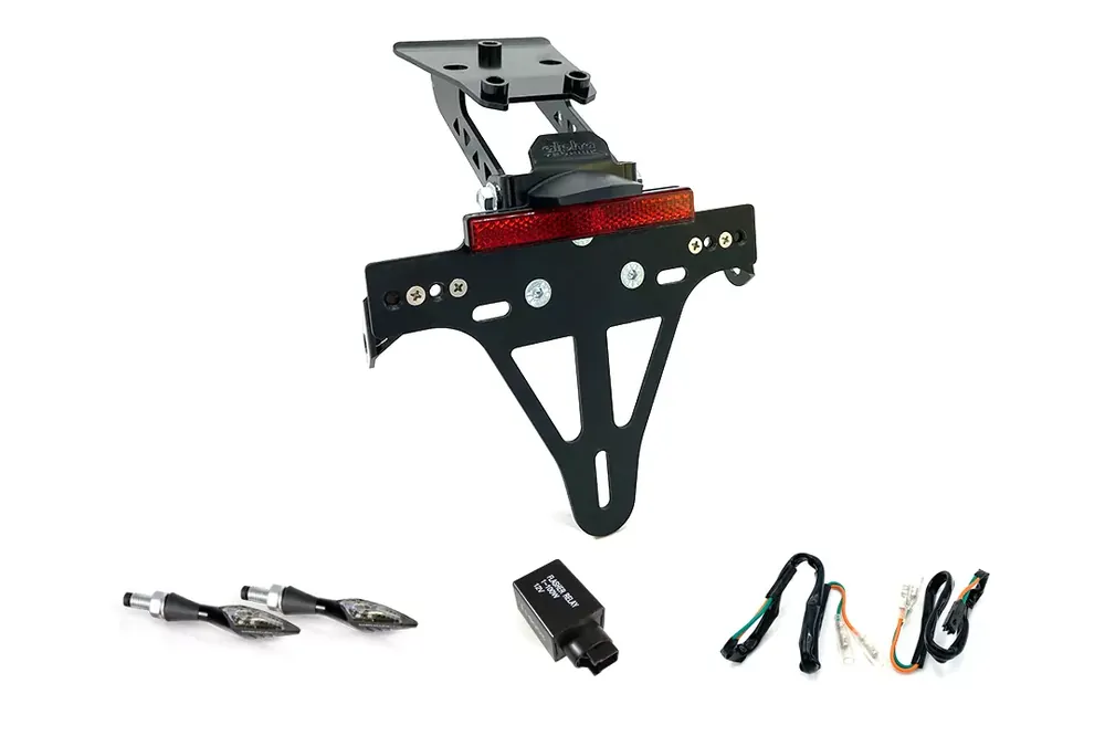 Sonderangebot alpha Technik Kennzeichenhalter-Blinker-Kit X-LED passend für Honda CBR650F / CB650F