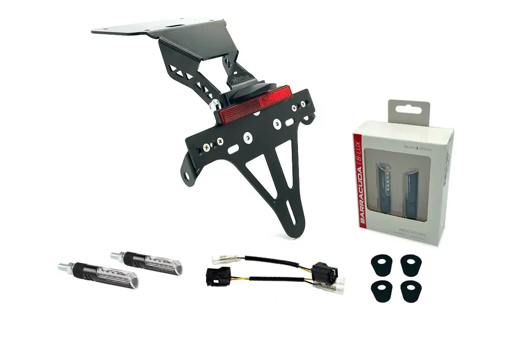 Günstig alpha Technik Kennzeichenhalter-Blinker-Kit passend für Yamaha YZF-R3 / MT03