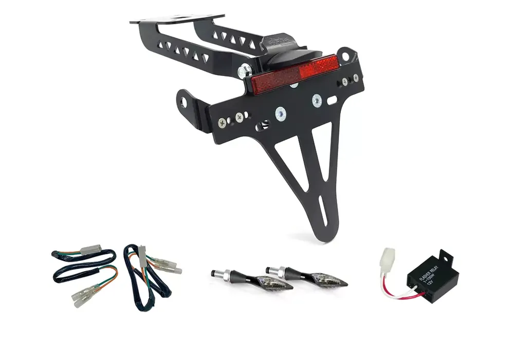 Kennzeichenhalter-Blinker-Kit X-LED passend für Kawasaki Z650 & Ninja 650 (2017-2019) hinten Heißes Angebot