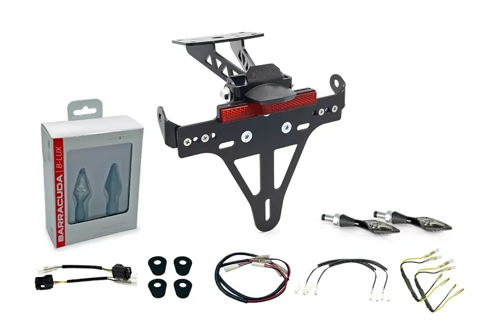 Garantierte Lieferung alpha Technik Kennzeichenhalter-Blinker-Kit X-LED passend für Yamaha MT-07 RM33 / RM34 ab 2021