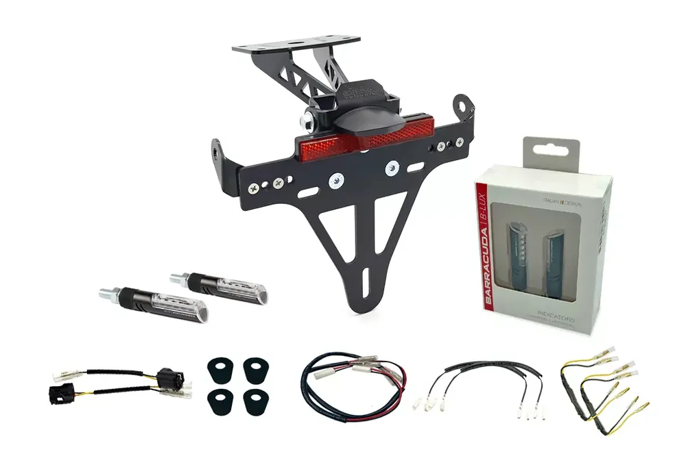alpha Technik Kennzeichenhalter-Blinker-Kit passend für Yamaha MT-07 RM33 / RM34 Kracherpreis