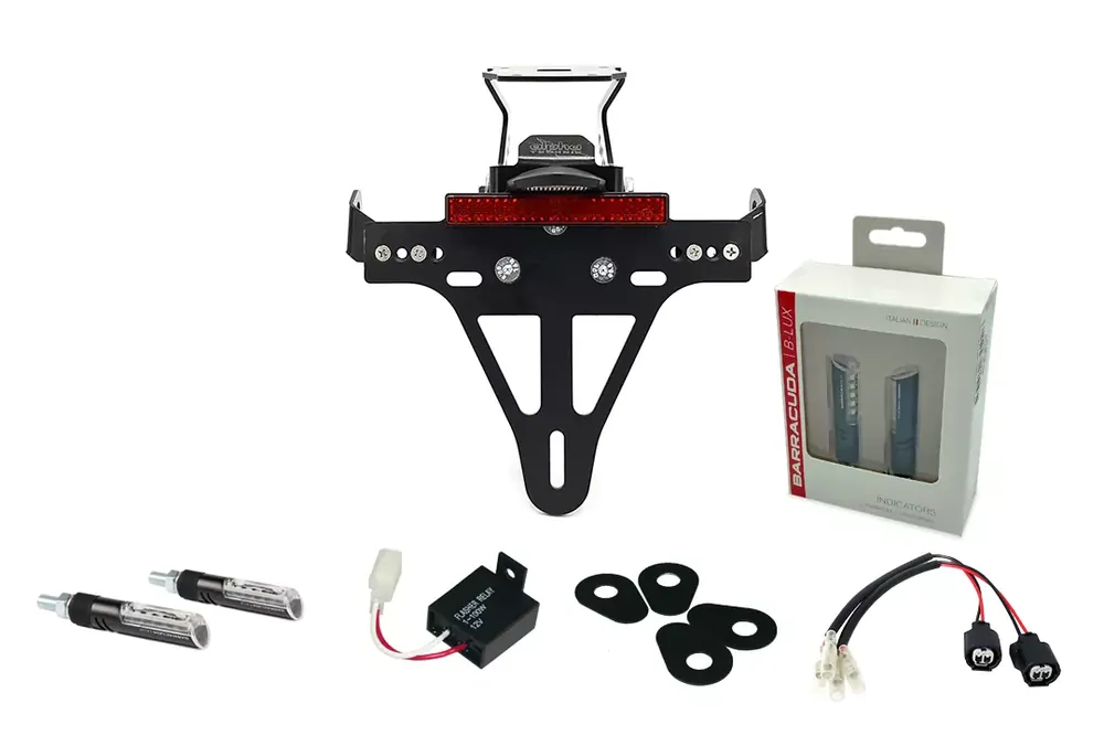 Kennzeichenhalter-Blinker-Kit passend für Kawasaki Z900RS (ZR900C, ZR900K) Angebot