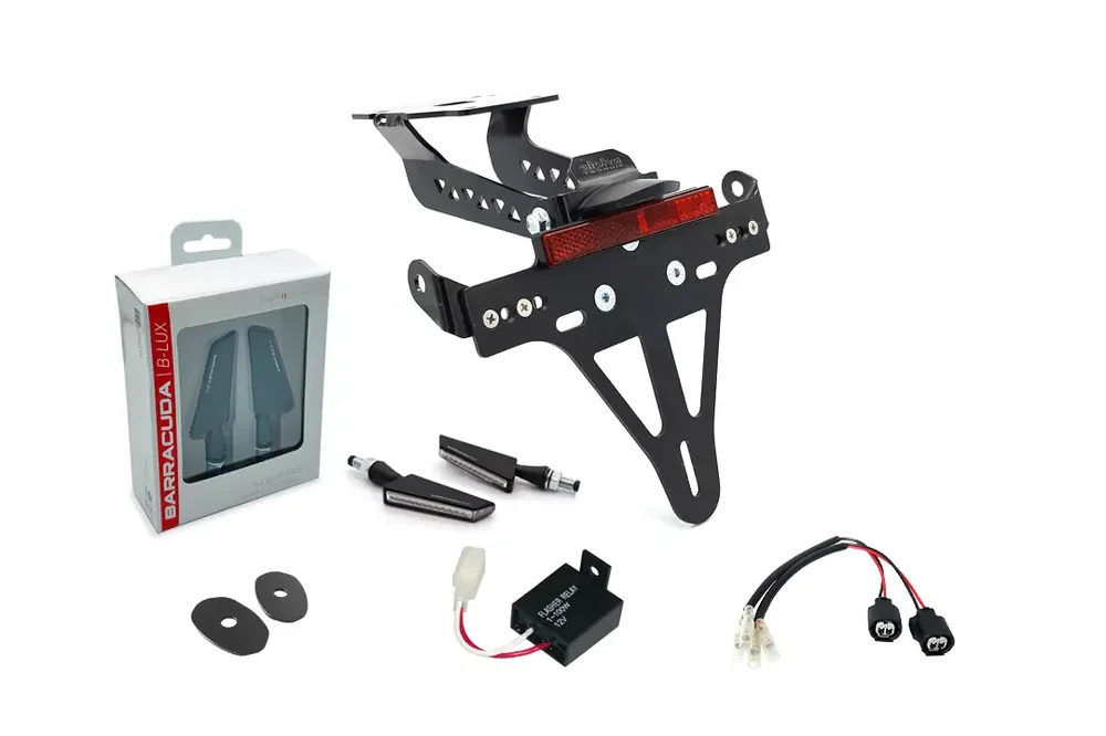 Top-Preis alpha Technik Kennzeichenhalter-Blinker-Kit SQ-LED passend für Kawasaki Z H2 ab Modelljahr 2020
