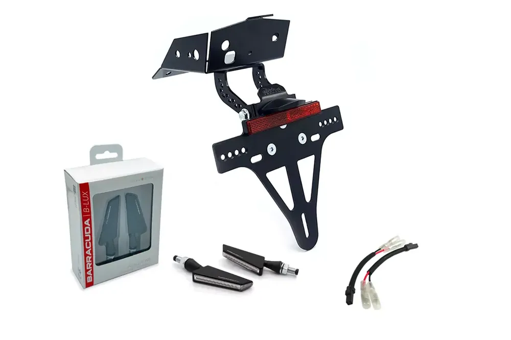Schneller Versand alpha Technik Kennzeichenhalter-Blinker-Kit SQ-LED passend für KTM 690 SMC R ab 2019