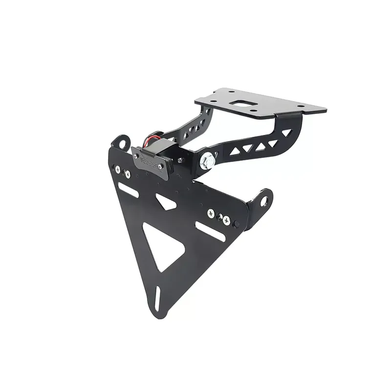 alpha Technik Kennzeichenhalter passend für Kawasaki Ninja 300 Typ EX300A Modelljahr 2012- Markenprodukt