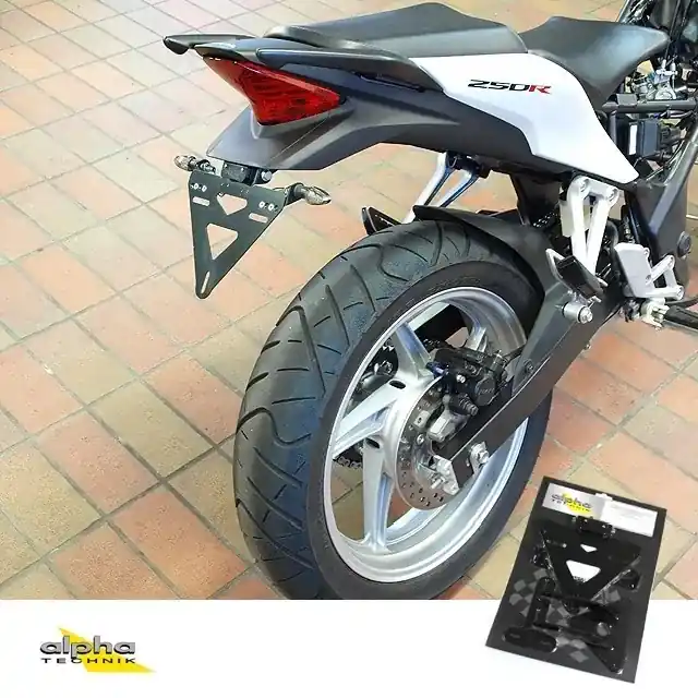 alpha Technik Kennzeichenhalter passend für Honda CBR250R Typ MC41 Modelljahr 2011 Jetzt Bestellen
