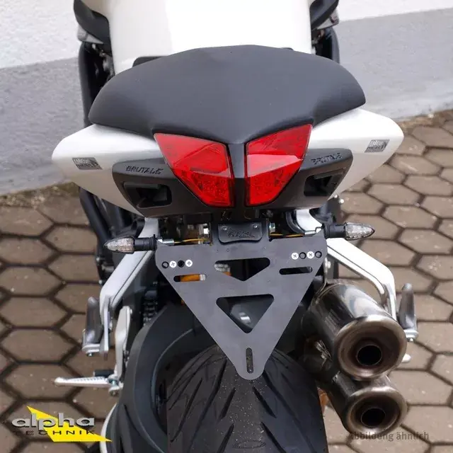 Mega-Angebot alpha Technik Kennzeichenhalter passend für MV Agusta Brutale 920 B5 (2011–2013)