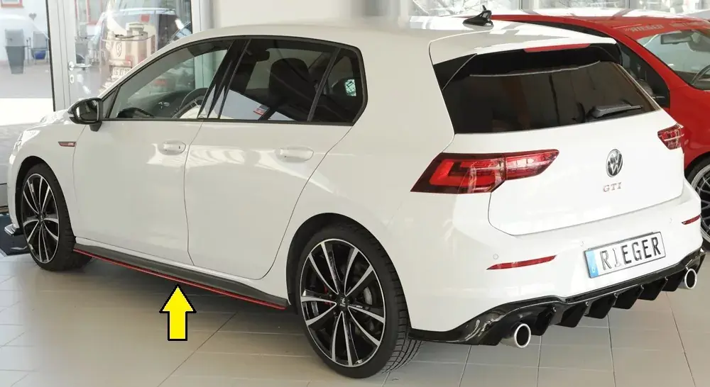 Jetzt Kaufen Rieger Seitenschweller links passend für VW Golf 8 GTE (Facelift)