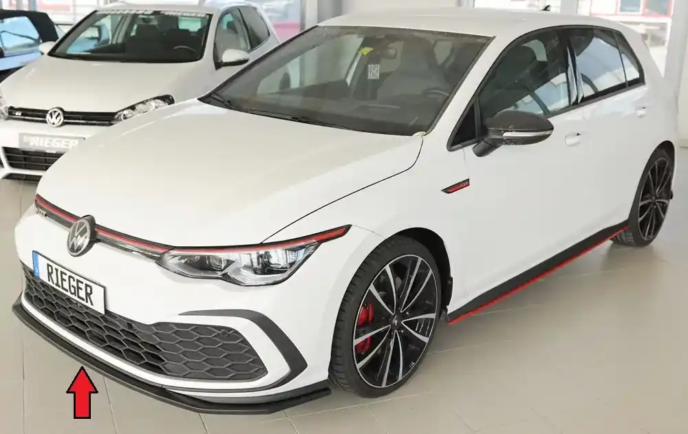 Rieger Spoilerschwert passend für VW Golf 8 GTD 5-türig (08/20–03/24) Aktuell