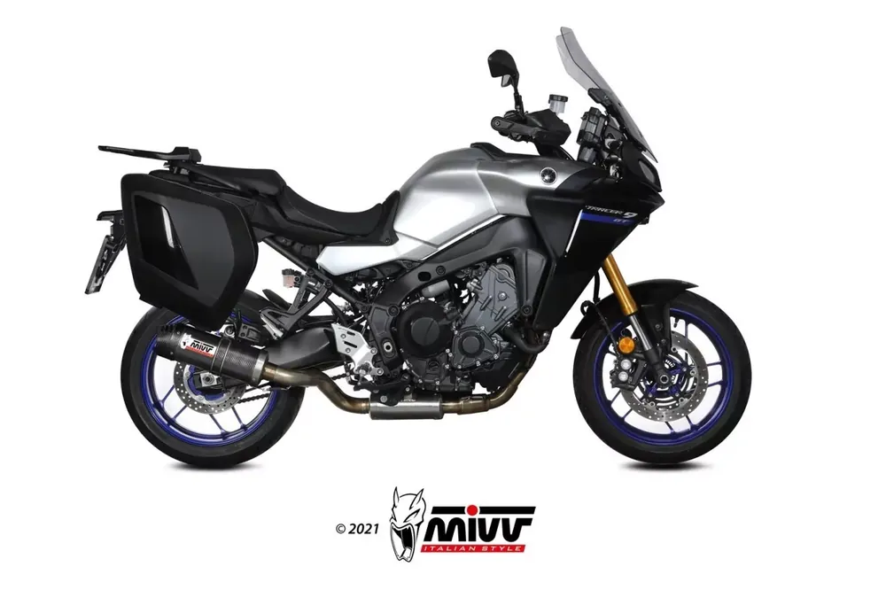 Jetzt Bestellen MIVV Oval Carbon Auspuff passend für YAMAHA Tracer 9/GT 2021