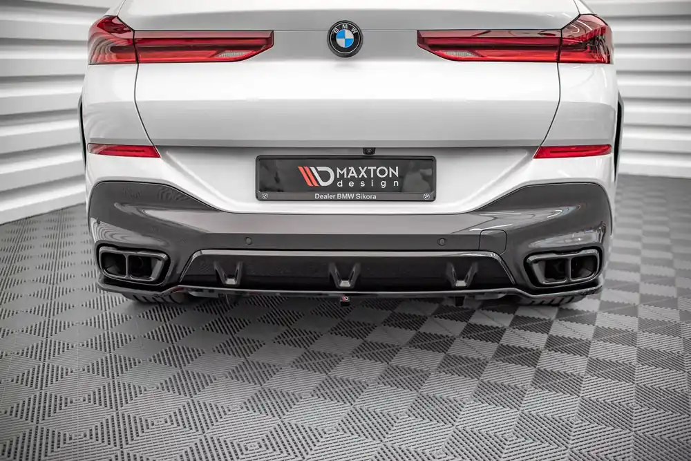 Wochenendangebot Mittlerer Cup Diffusor DTM Look Heck Ansatz passend für BMW X6 M-Paket G06