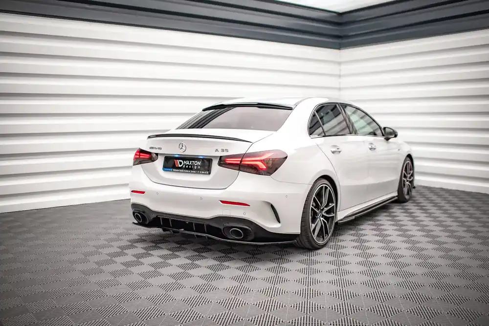 Mittlerer Cup Diffusor DTM Look Heck Ansatz passend für Mercedes A 35 AMG Limousine V177 Schnäppchen