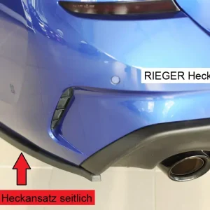 Bestseller Rieger Heckschürzenansatz seitlich links passend für BMW 3er G20 Limousine (03.19–06.22, bis Facelift)