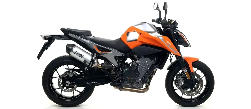 Arrow Race-Tech Aluminium Endschalldämpfer passend für KTM Duke 790/890 Zertifiziert