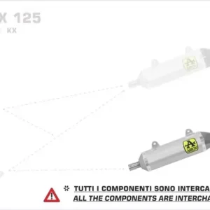 Versand Am Gleichen Tag Arrow Thunder Endschalldämpfer Aluminium Schwarz passend für Aprilia SX RX 125
