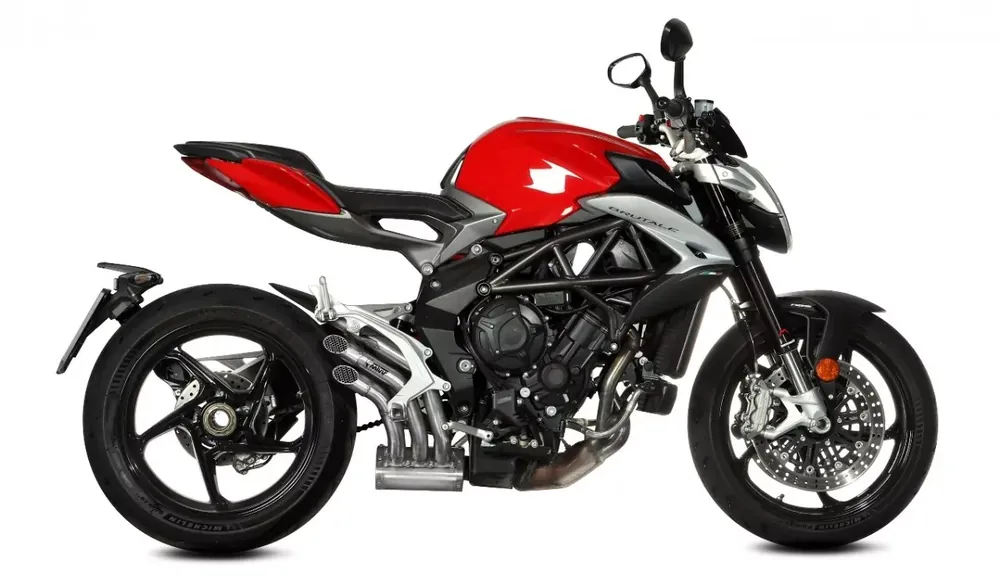 MIVV Speed Edge Edelstahl Endschalldämpfer passend für MV Agusta Brutale 800 RR 17-20 Bestpreis