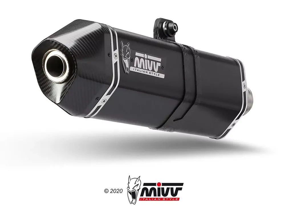 MIVV Speed Edge Endschalldämpfer Edelstahl Schwarz passend für Triumph Tiger 1050 Sport Finale Aktion