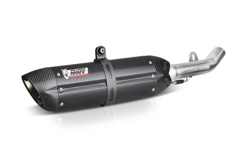 Geprüft MIVV Suono Edelstahl Schwarz passend für Suzuki GSX-R 600/750 11-16