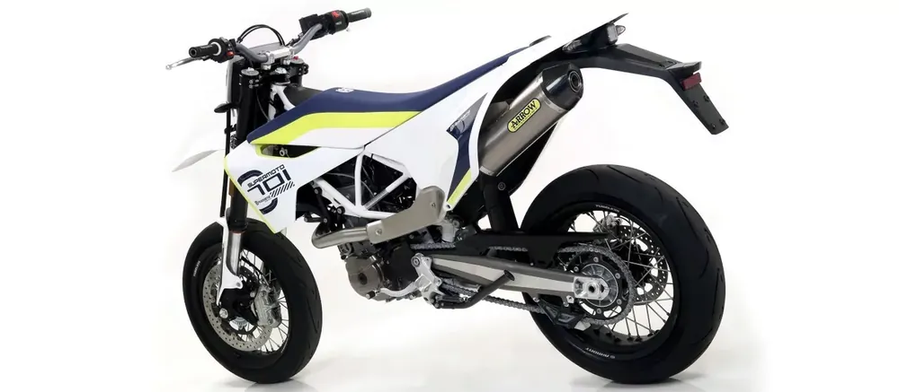 Super-Preis Arrow Race-Tech Titan Endschalldämpfer passend für HUSQVARNA 701 SUPERMOTO/ENDURO 17-24