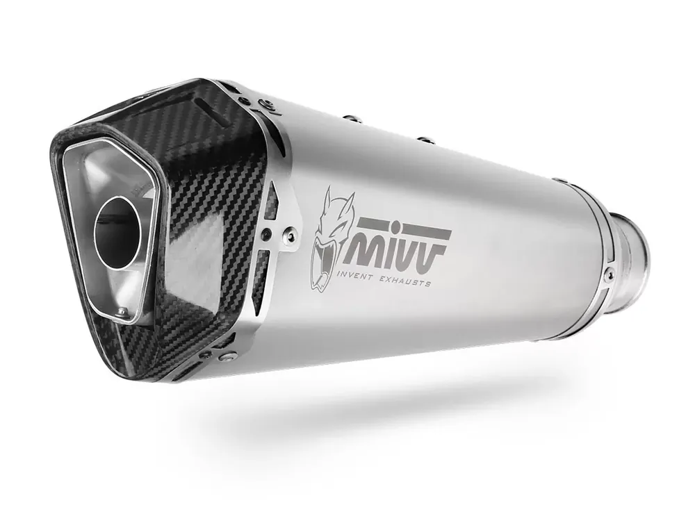 MIVV Delta Race Edelstahl Endschalldämpfer passend für Kawasaki Versys 1000 Must-Have