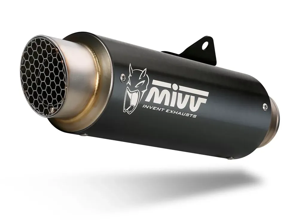 MIVV GPPro Endschalldämpfer Edelstahl schwarz passend für Kawasaki Ninja 125/Z 125 Neu Im Sortiment