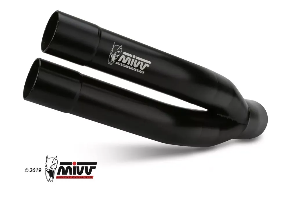 Neuheit MIVV DOUBLE GUN Steel Black Endschalldämpfer passend für Kawasaki Z900