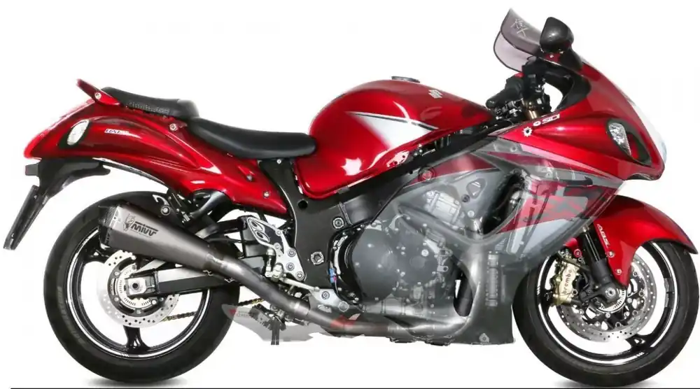 Neue Ware MIVV Delta-Race Titan Komplettanlage passend für Suzuki GSX-R 1300 Hayabusa ab 2008