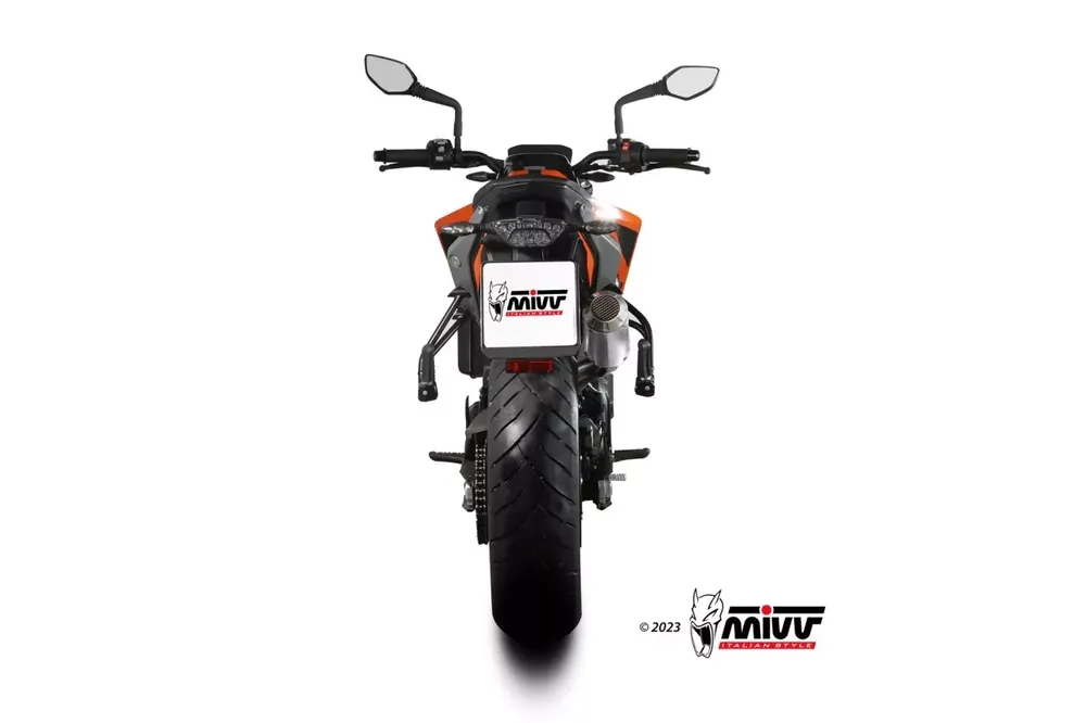 Saisonangebot MIVV MK3 Edelstahl Endschalldämpfer passend für KTM 790 & 890 Duke 18-24