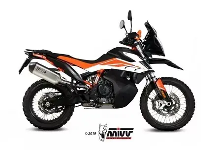 MIVV Speed Edge Edelstahl Endschalldämpfer passend für KTM 790-890 Adventure Meistverkauft