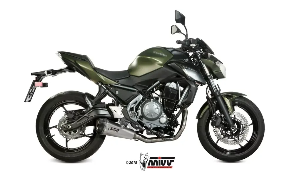 MIVV DELTA RACE Edelstahl Endschalldämpfer passend für Kawasaki Z650 / Ninja 650 17–23 Rabatt