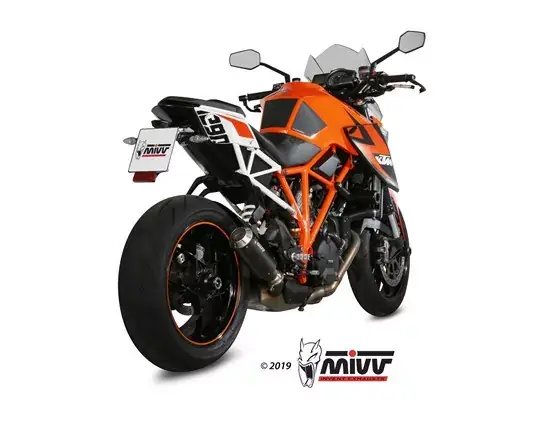 MIVV MK3 Edelstahl Schwarz Endschalldämpfer passend für KTM 1290 Super Duke (2014–2019) Direkt Vom Hersteller